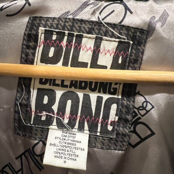 Billabong puffy belted peacoat - Picture 3 of 6